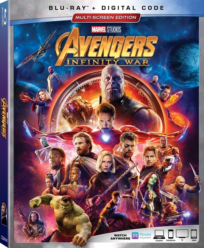 infinity war blu ray