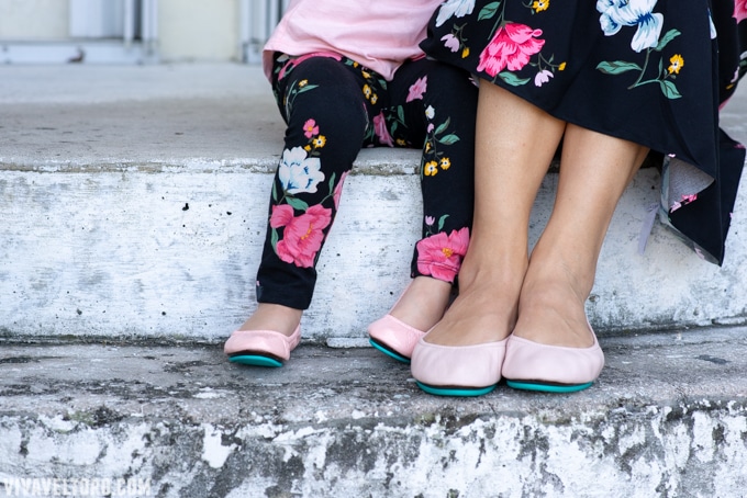pink tieks for mom and daughter shoes