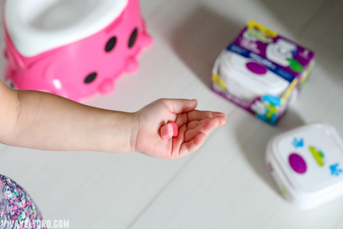child treat for using potty