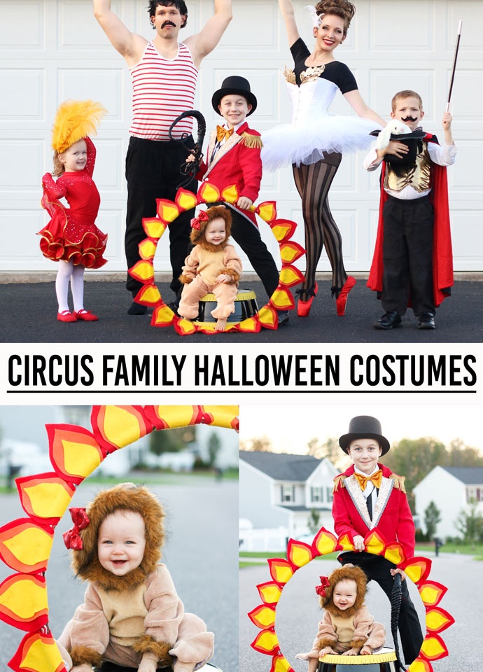 Circus Costume DIY Family Halloween Costumes