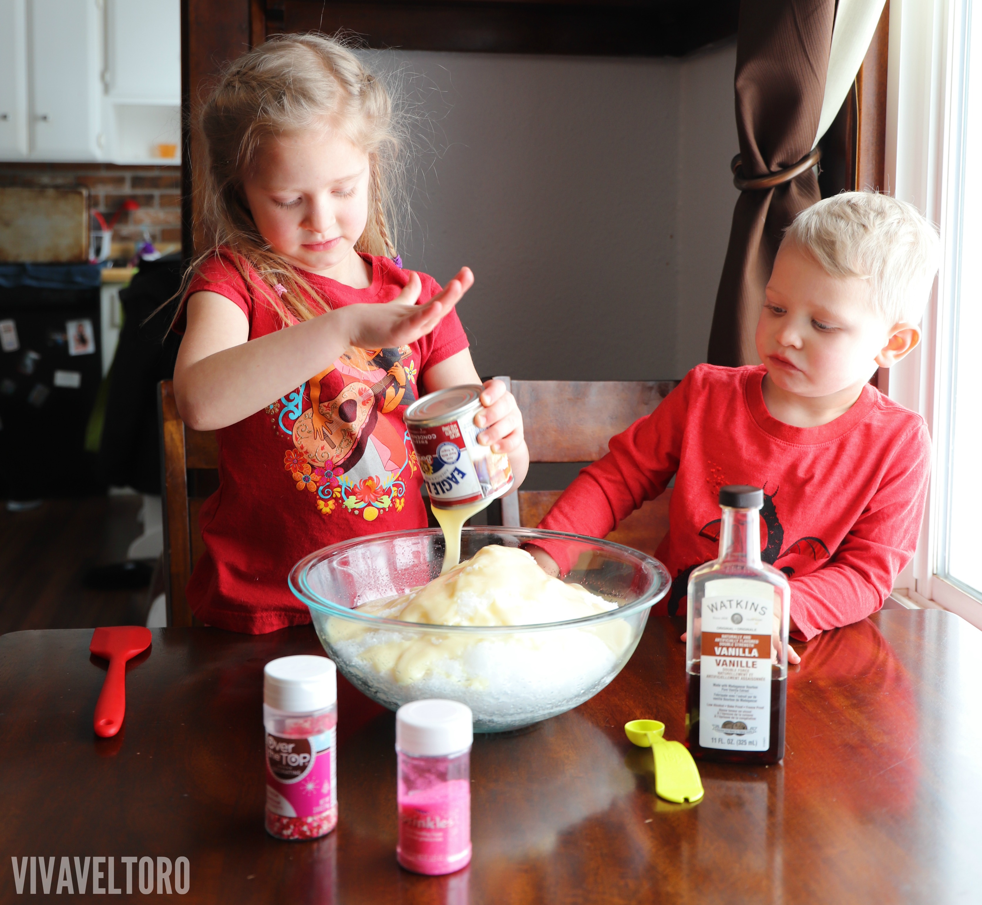 Homemade Snow Ice Cream Only Three Ingredients! Viva Veltoro