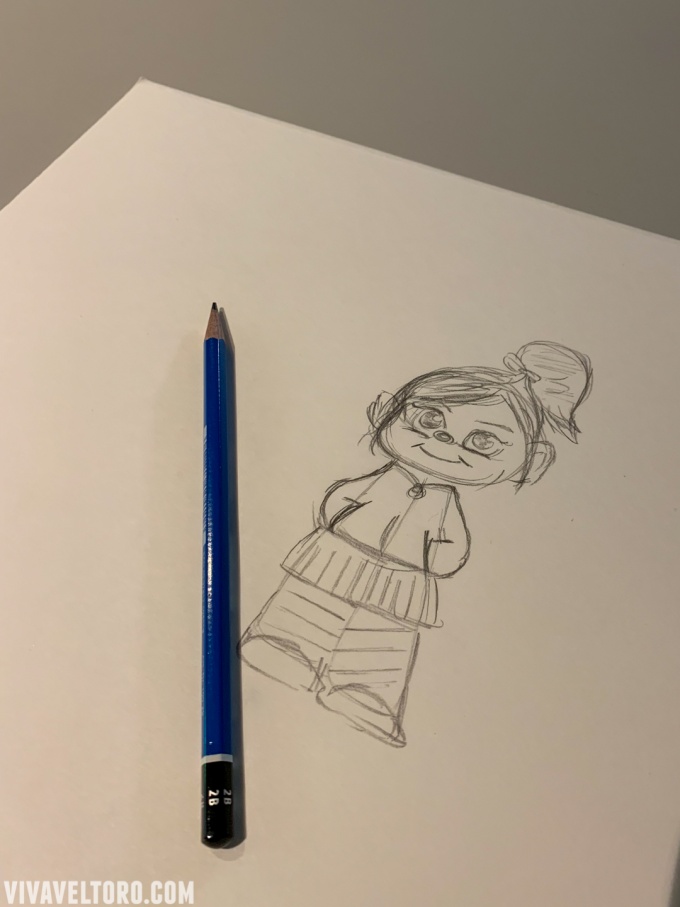 how to draw vanellope