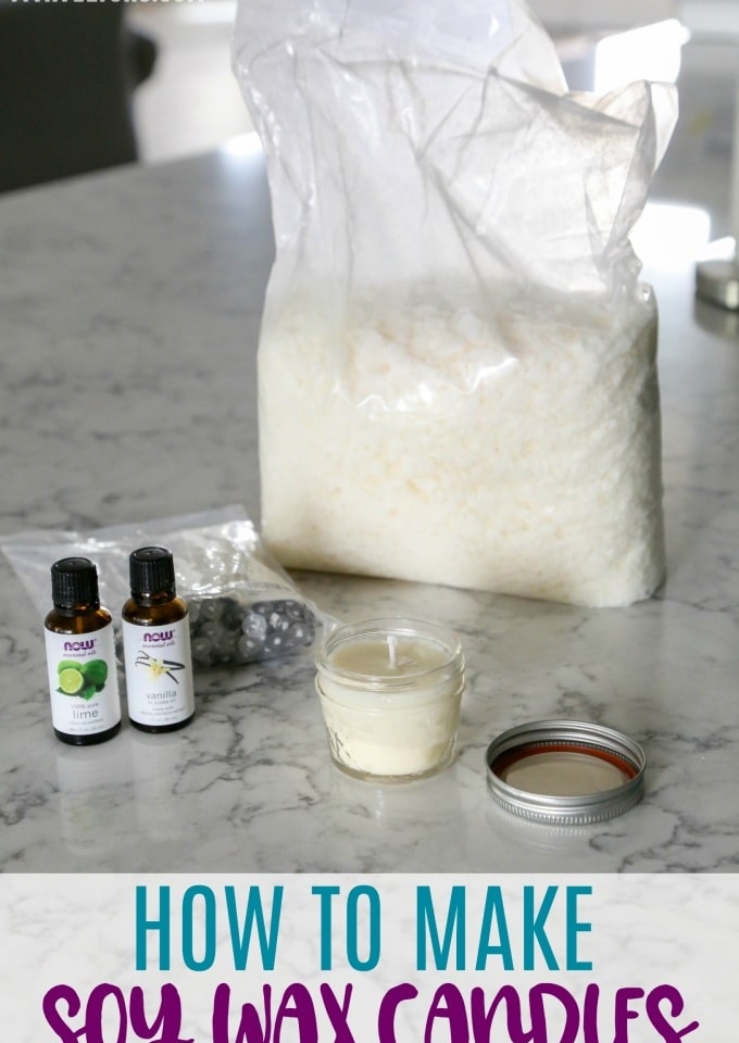 how to make soy wax canldes