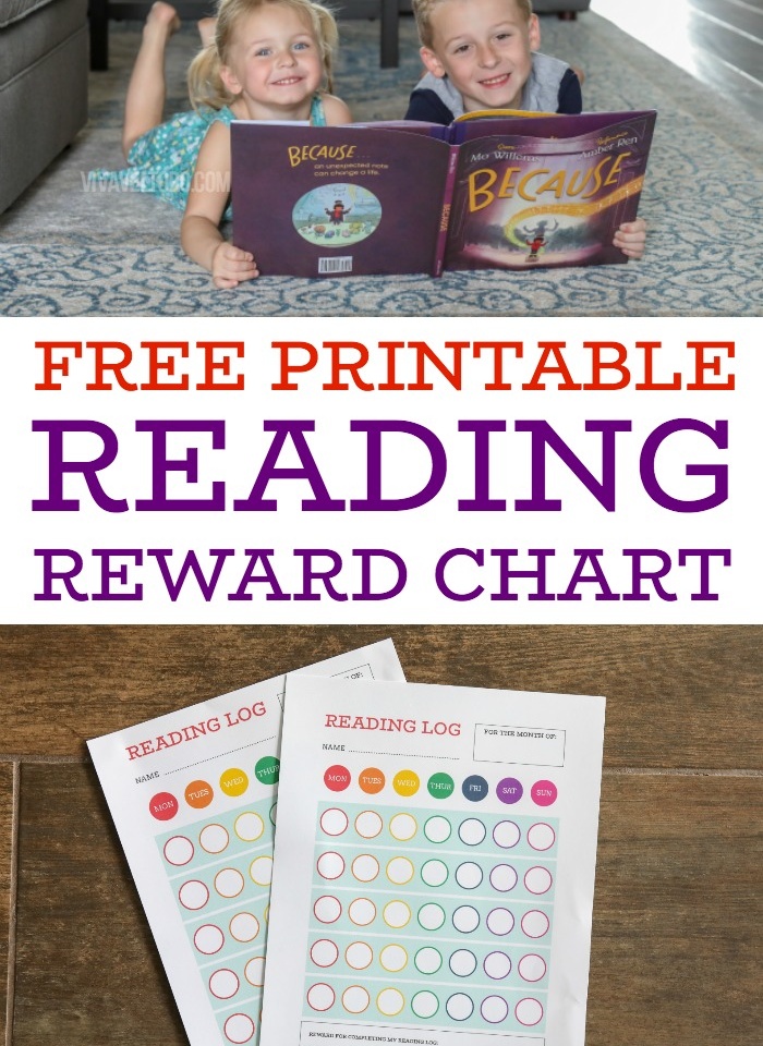 printable reading reward chart