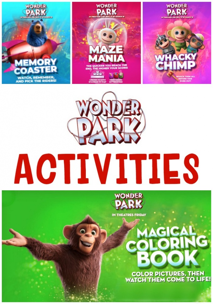 free wonder park activities