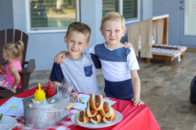 kids cookout with friends
