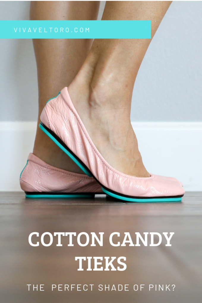 cotton candy tieks pink ballet flats
