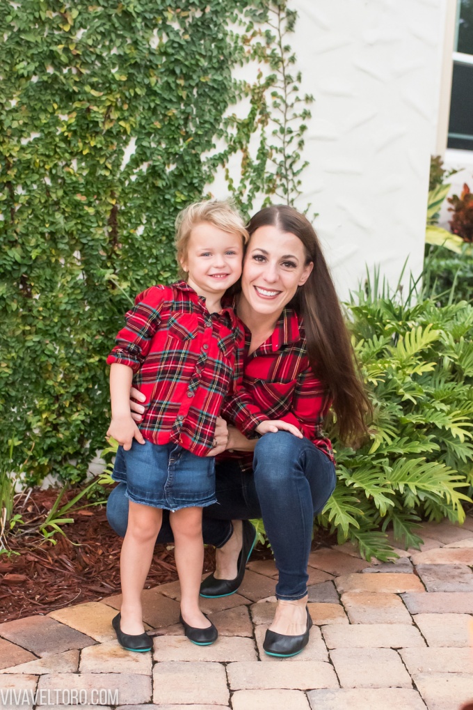 mommy and me plaid