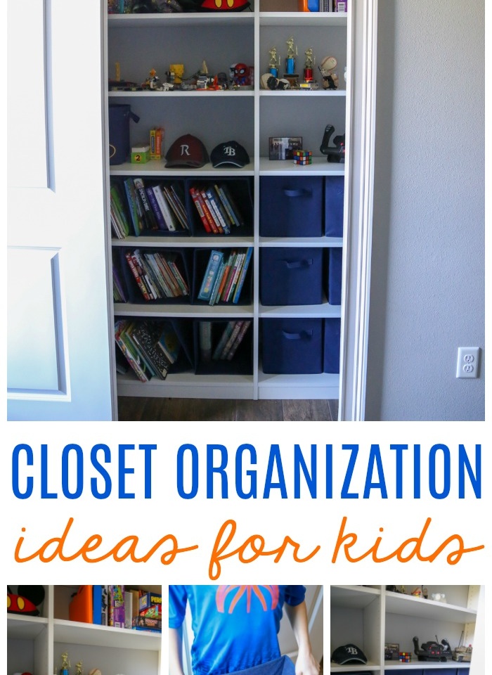 kids closet organization