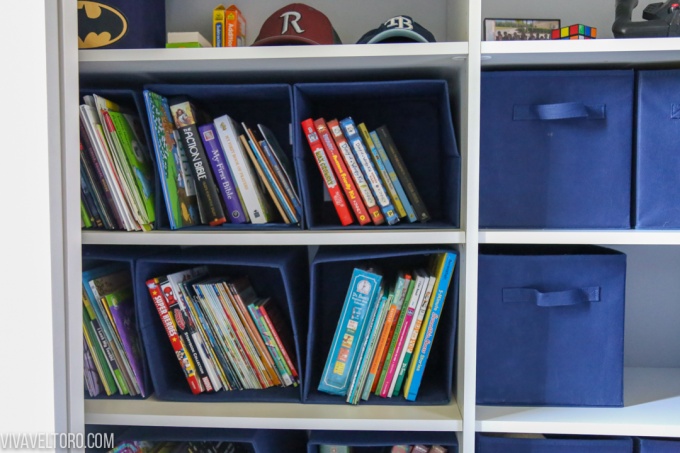 book storage for kids