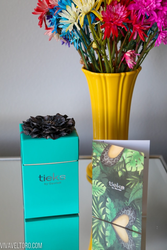 Black Leopard Tieks flower box topper