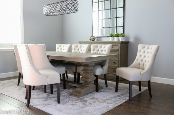 Banks dining table from Pottery Barn