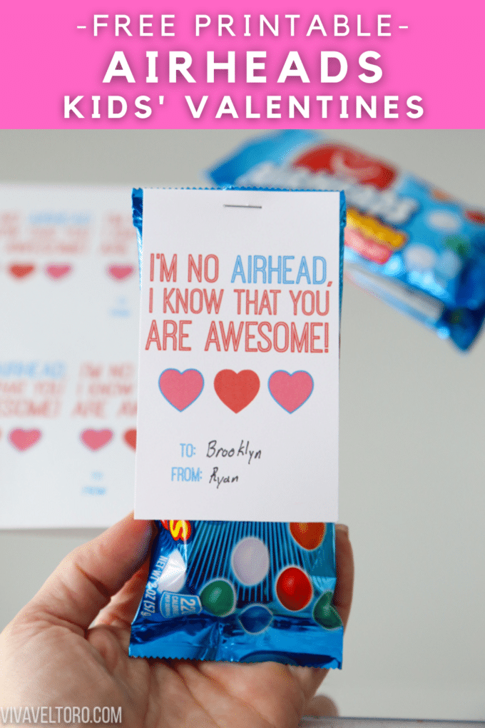 airheads valentine kids card