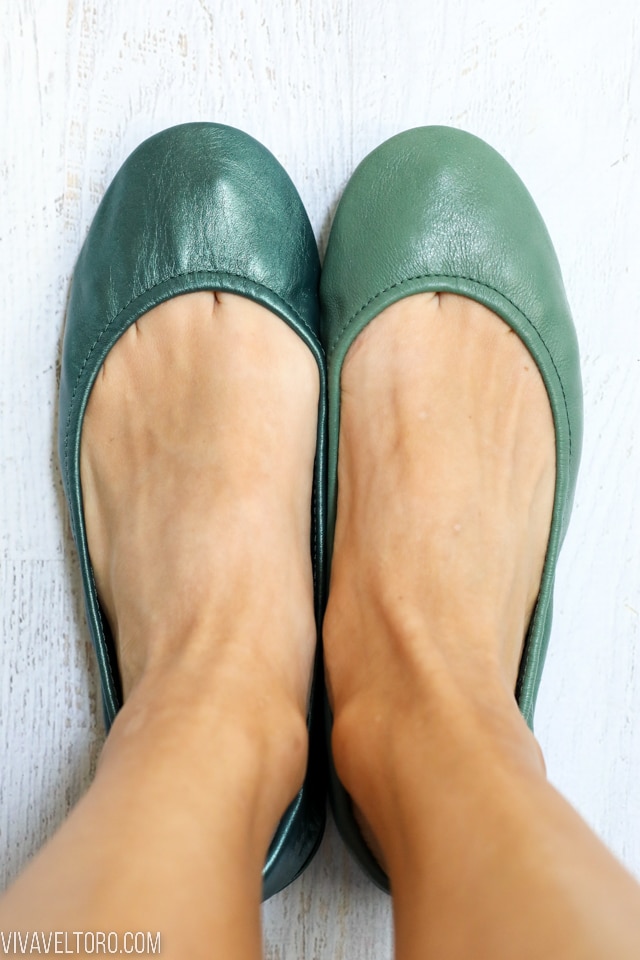 Tahitian pearl tieks and pacific green tieks