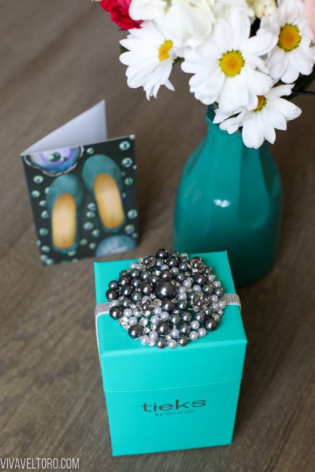 tahitian pearl tieks in box with pearl box topper