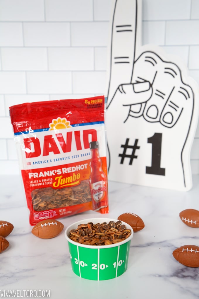 david sunflower seeds with frank's redhot