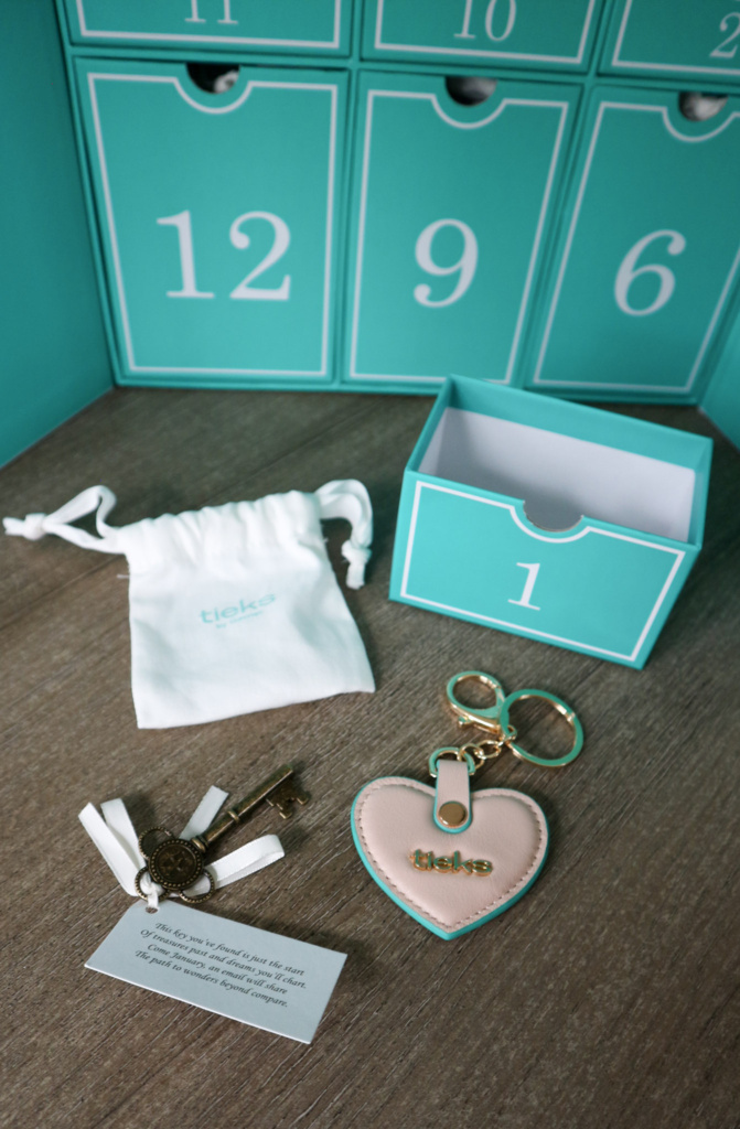 Tieks calendar keychain